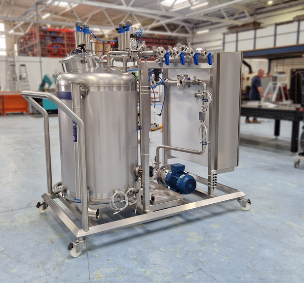 Axium Process using Packo FP2 centrifugal pump for pharmaceutical market