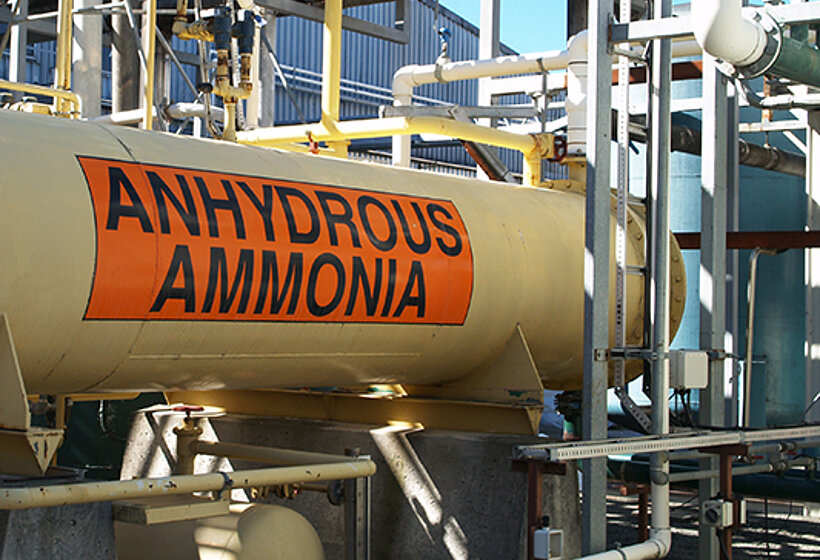 Pompowanie amoniaku