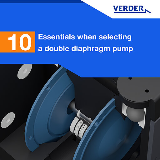 10 ključnih faktora pri izboru pumpe sa dvostrukom membranom