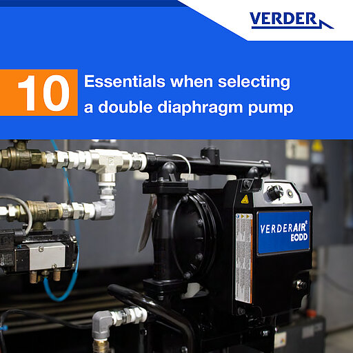 10 Essentials when selecting a double diaphragm pump