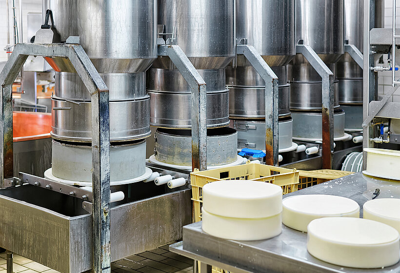 Des pompes pour produire un fromage parfait